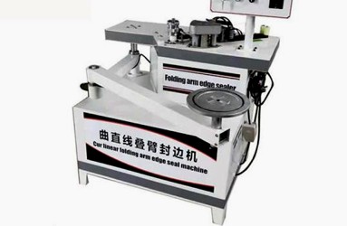 Non-straight edge banding machine